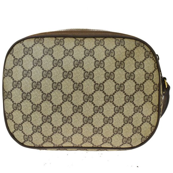 GUCCI GG Pattern Shelly Clutch Hand Bag PVC Leathe - Picture 4 of 10